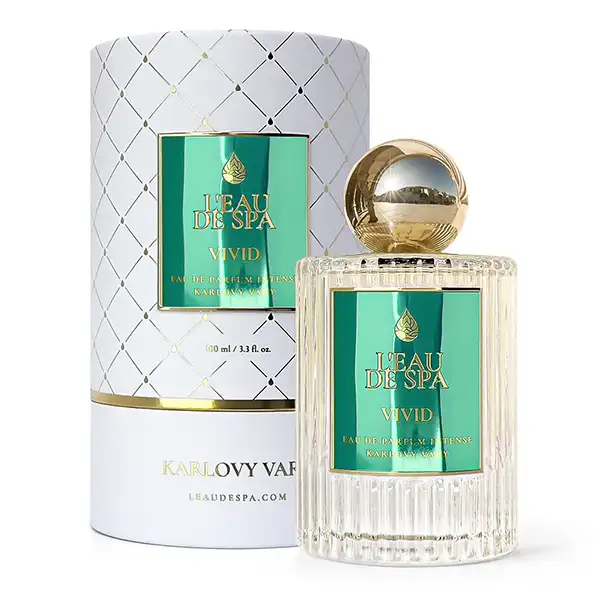 VIVID 100ml luxury niche perfume bottle from Karlovy Vary – exclusive spa fragrance gift with free shipping in EU