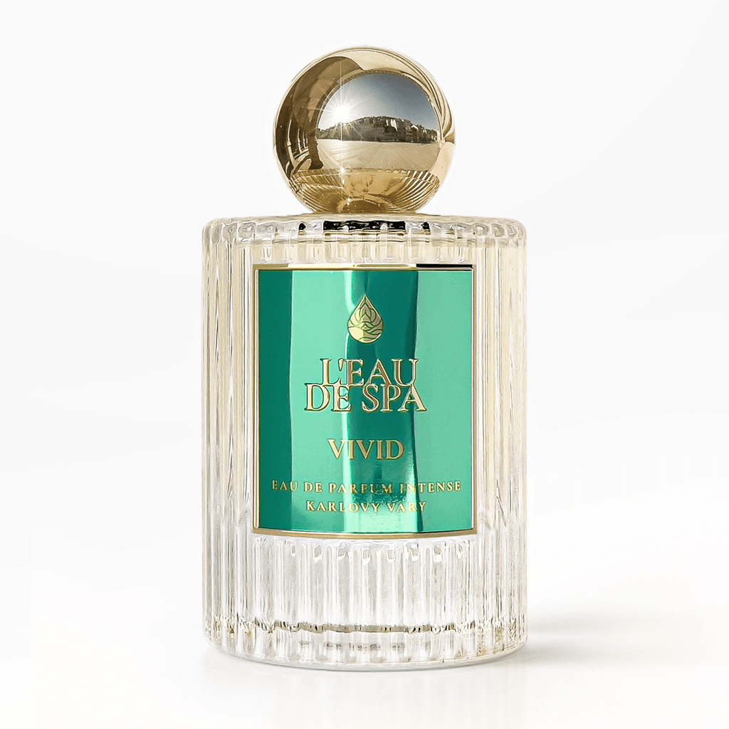 VIVID 100ml luxury niche perfume bottle from Karlovy Vary – exclusive spa fragrance gift with free shipping in EU