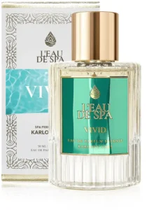 VIVID 50ml luxury niche perfume bottle from Karlovy Vary – exclusive spa fragrance gift