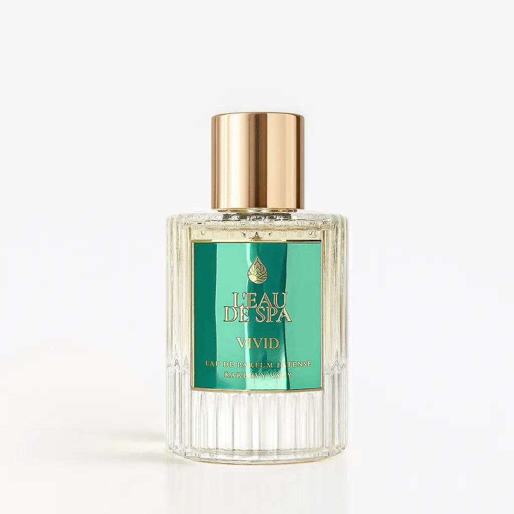 VIVID 50ml luxury niche perfume bottle from Karlovy Vary – exclusive spa fragrance gift